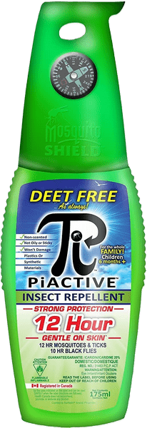 Piactive (Original 100% DEET FREE) Insect Repellent -175ml Pump – The ...